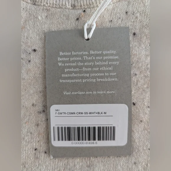 Everlane cashmere crewneck NWT size medium - Picture 6 of 14